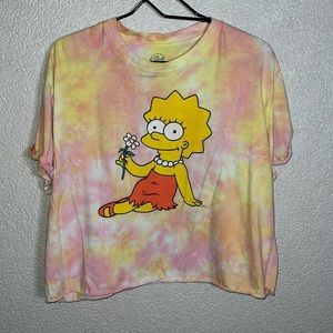 Lisa Simpson cropped shirt